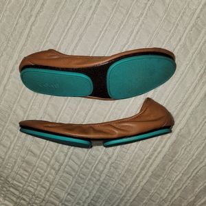 Tieks, size 10 in Chestnut